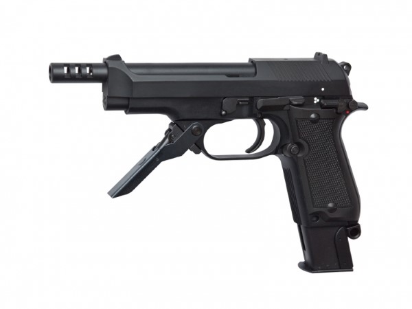 Pistola M93R II, semi/ráfaga 3 tiros Negra - 6 mm GBB