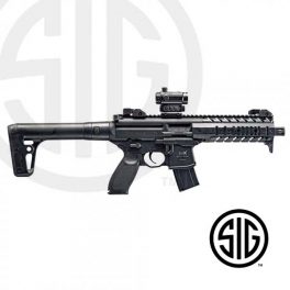 Subfusil Sig Sauer MPX ASP Black + Red Dot Co2