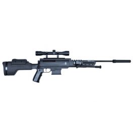 Carabina Norica Black Ops Sniper (4´5) mm + Visor + Bípode