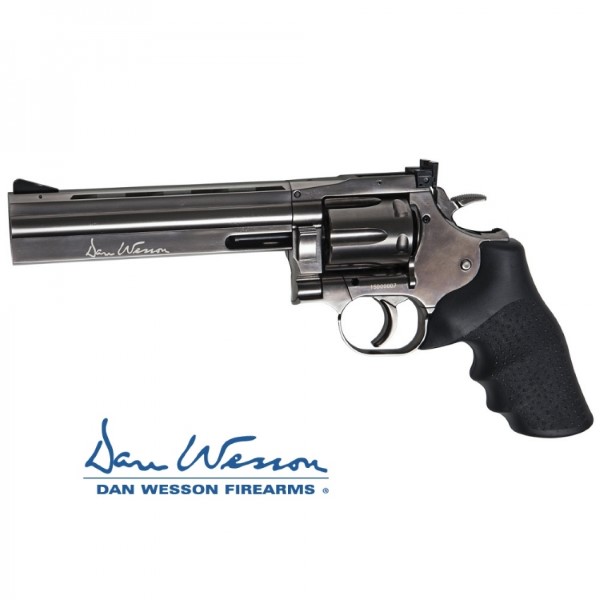 Revolver Dan Wesson 715 6" Steel Grey - 4,5 mm Co2 Balines