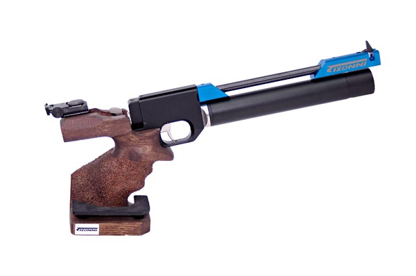 Pistola PCP Tizonni PP700 Cacha Basculante Nogal-Azul