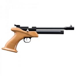 Pistola Zasdar CP1 Co2 mono-tiro empuñadura madera cal. 4,5 mm Balines